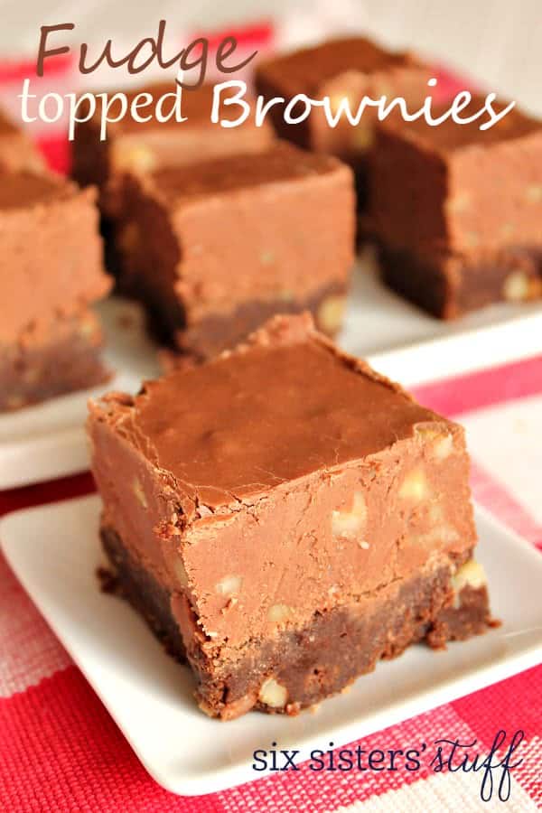 Fudge Topped Brownies