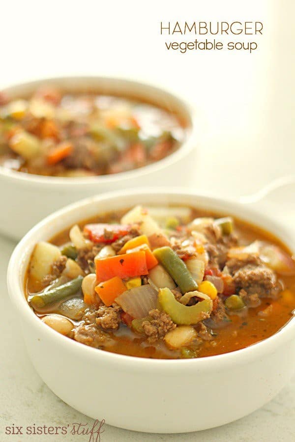 Hamburger Vegetable Soup Recipe-image