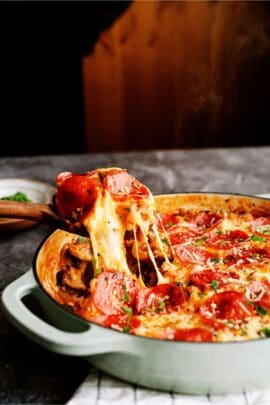 pizza skillet pasta