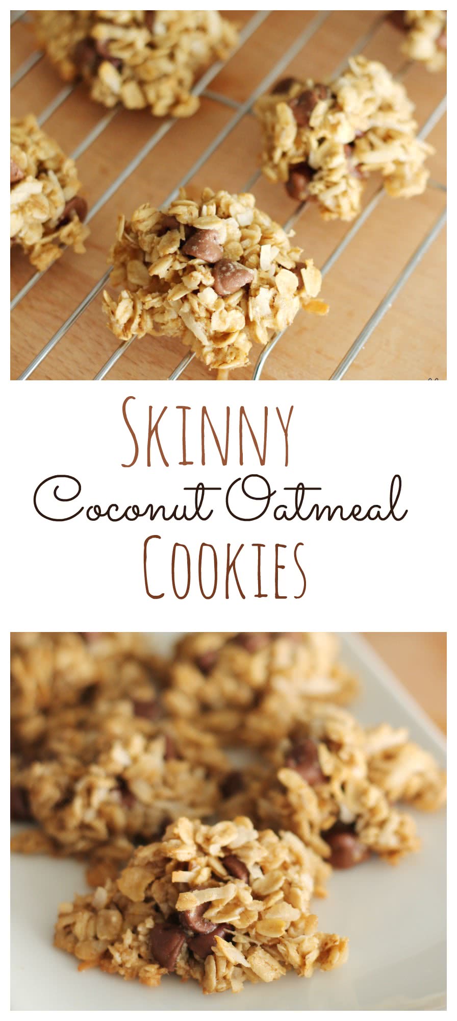 Skinny Coconut Oatmeal Cookies