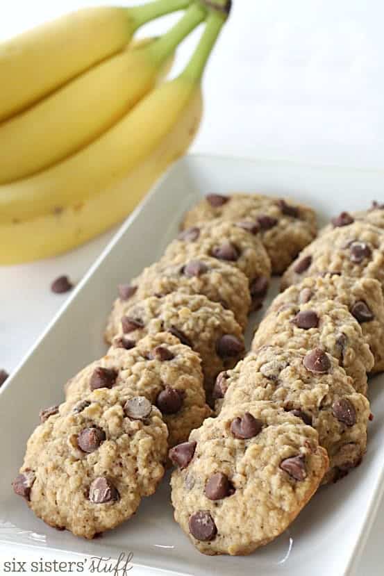 Soft Banana Oatmeal Cookies Recipe