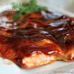 BBQ Baked salmon