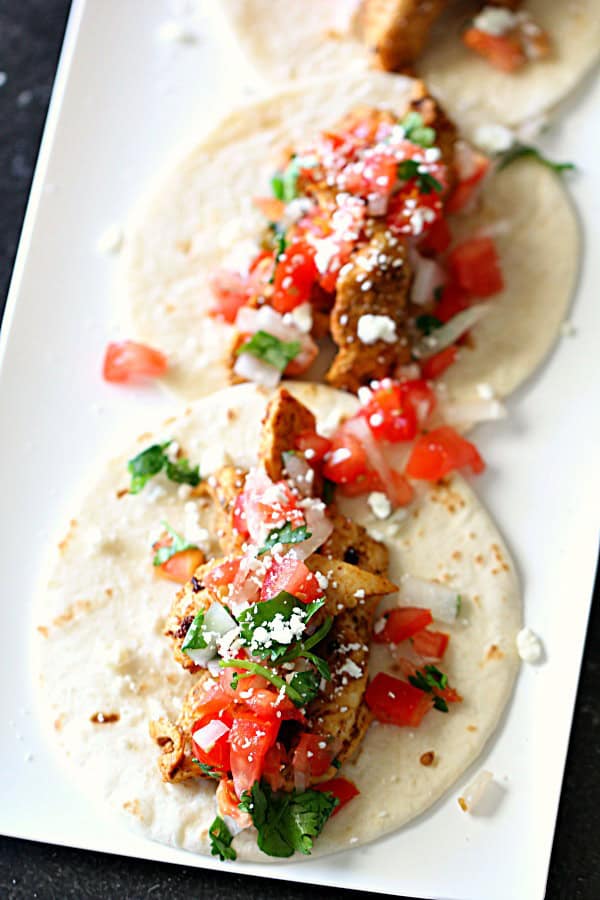 Easy Chicken Street Tacos