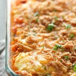 easy corn bread taco bake