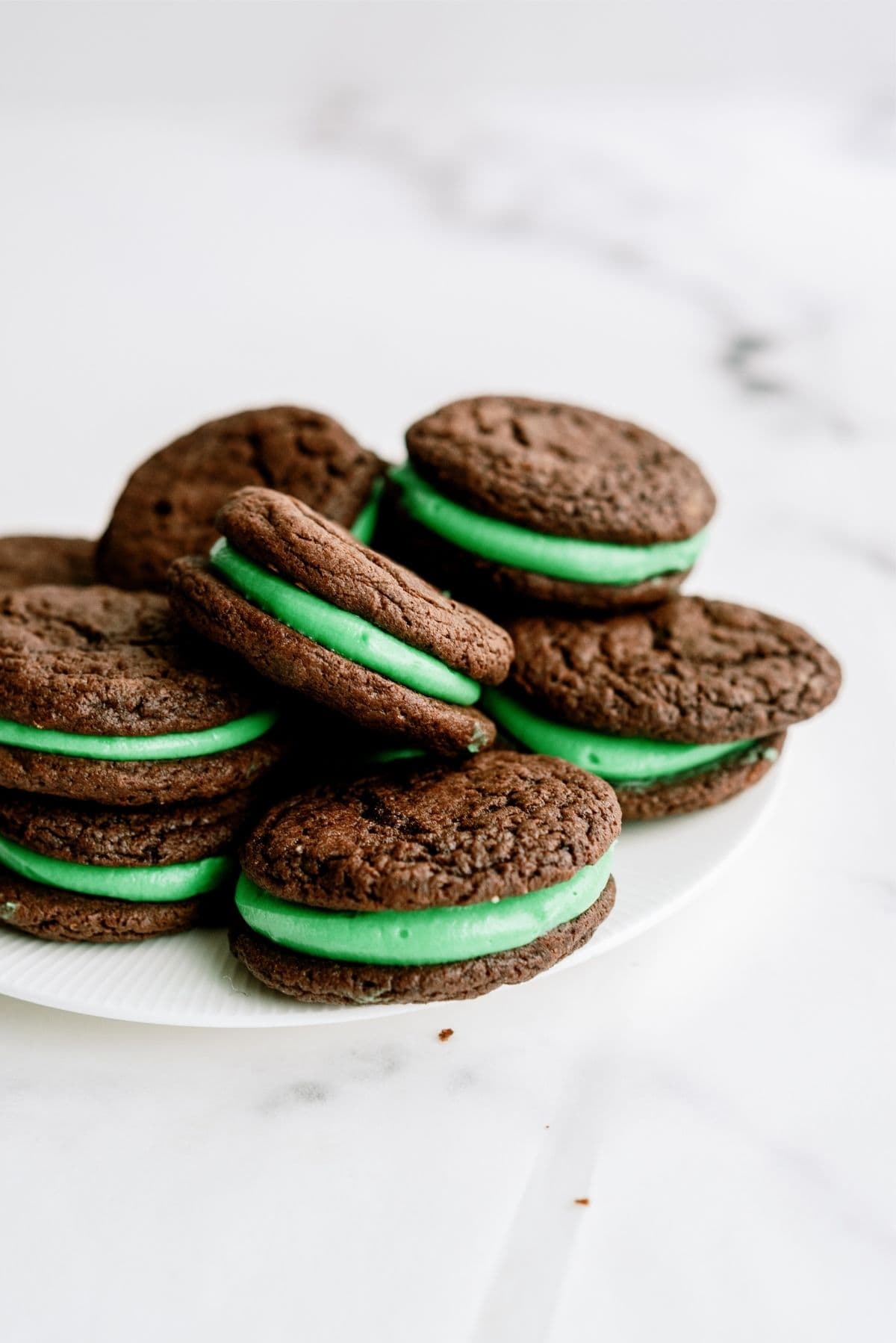 Grasshopper Sandwich Cookies Recipe