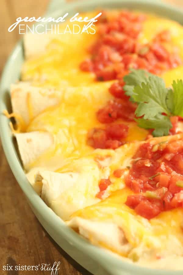 Ground Beef Enchiladas