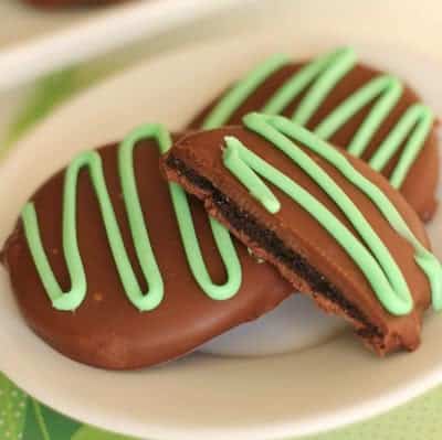 No Bake Thin Mint Cookies 4