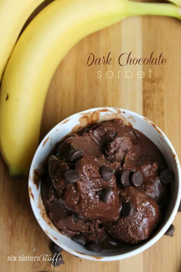 Dark Chocolate Sorbet with Wholesome!