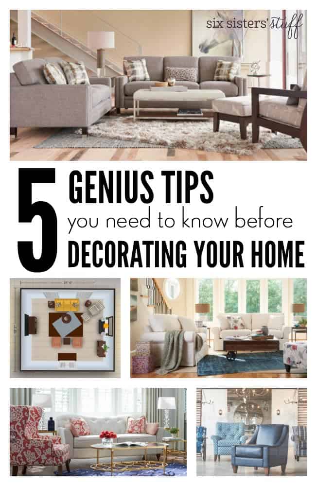 5 Genius Tips For Decorating Your Home