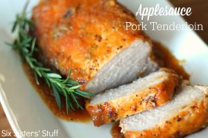 Applesauce Pork Tenderloin