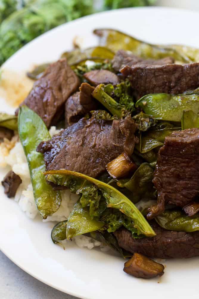 Asian Beef and Snow Peas