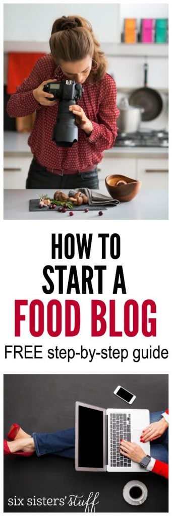 How to start a food blog from SixSistersStuff
