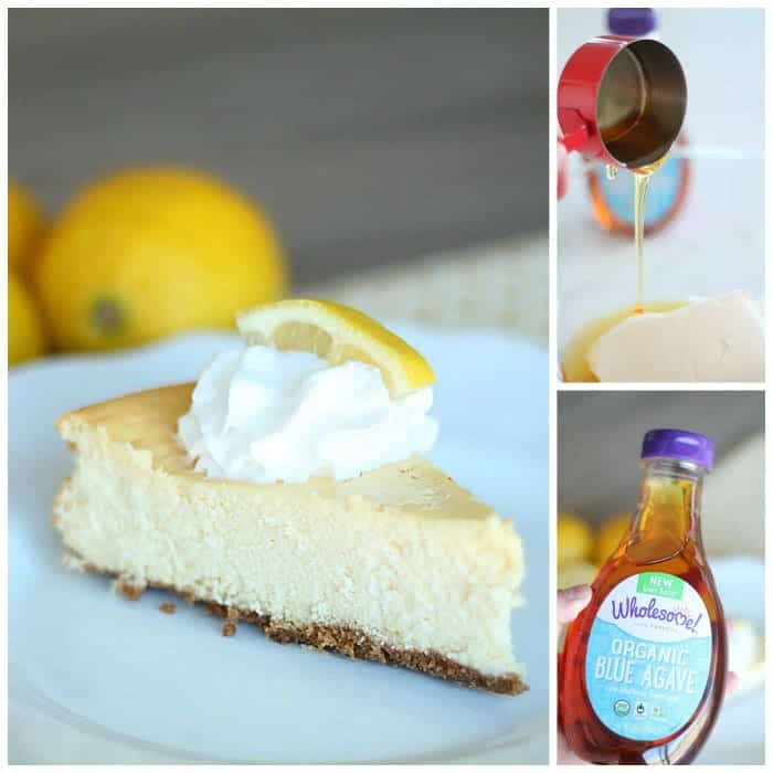 Lemon Cheesecake With Wholesome Blue Agave