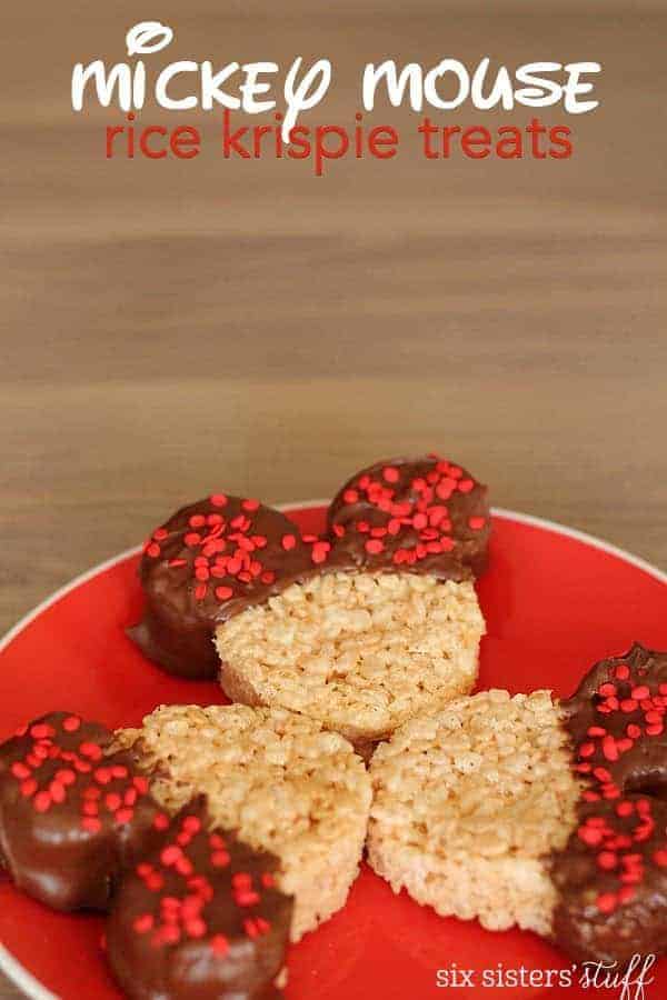 Mickey Mouse Rice Krispie Treats Recipe