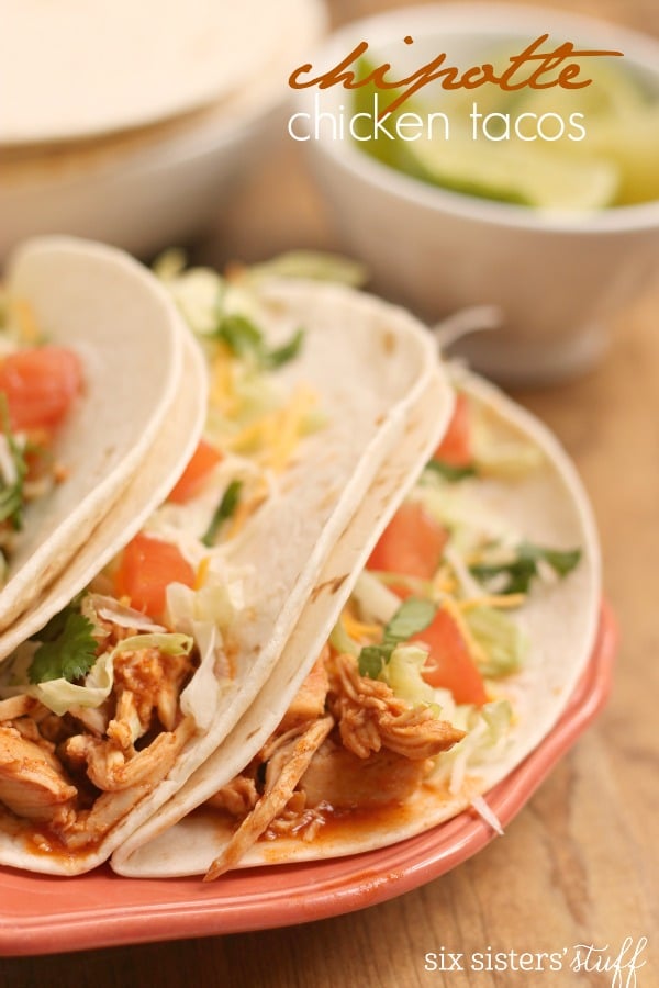 Slow Cooker Chipotle Chicken Tacos Recipe
