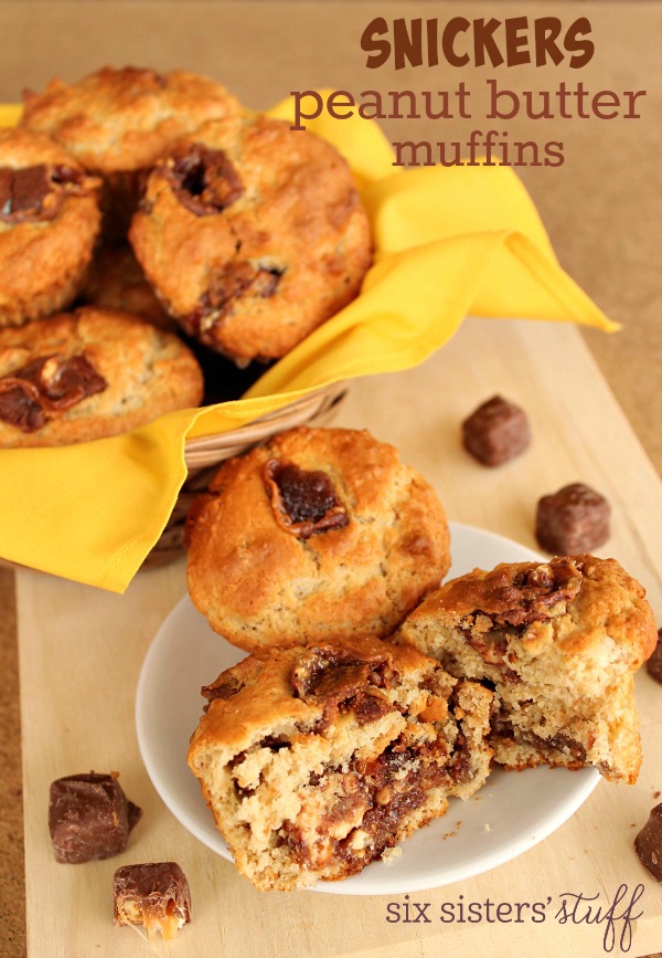 Snickers Peanut Butter Muffins Recipe