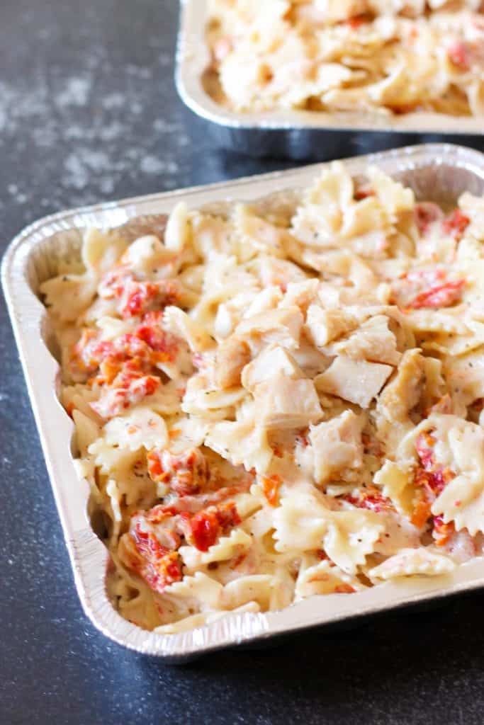 Twenty-Minute Tuscan Pasta | Make Ahead Freezer Meals To Make Meal Prep Easy