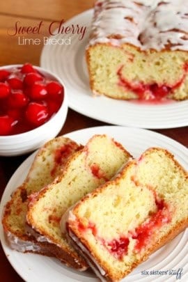 sweet cherry lime bread