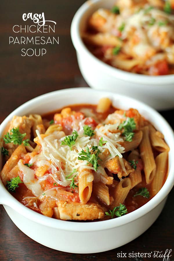 Easy Chicken Parmesan Soup Recipe