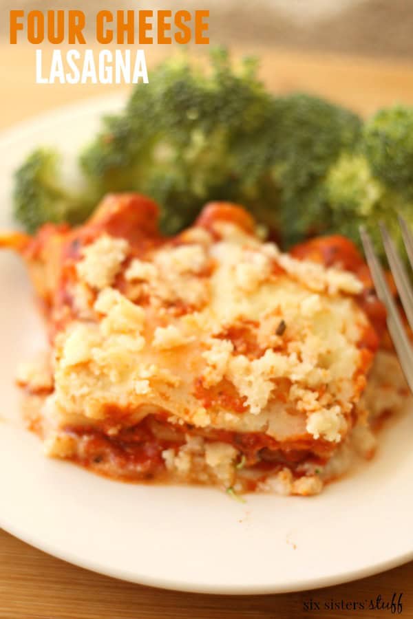 Four Cheese Lasagna Recipe