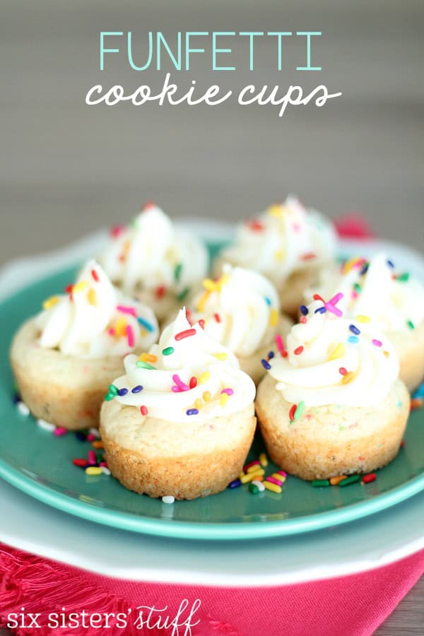 Funfetti Cookie Cups Recipe