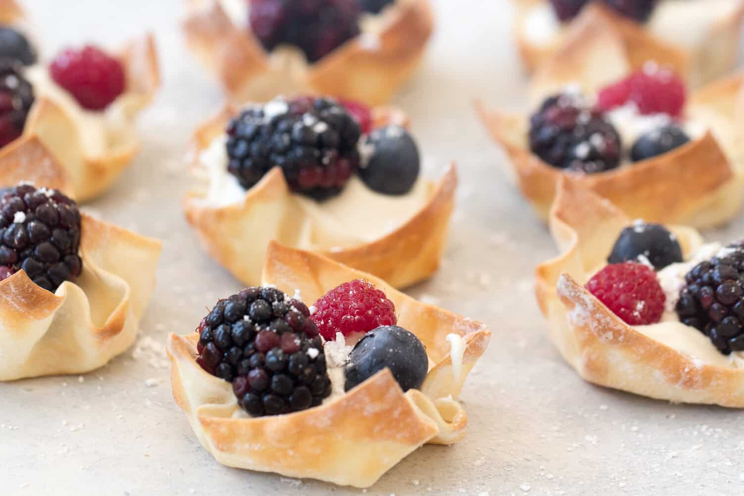 Easy Lemon Berry Tarts