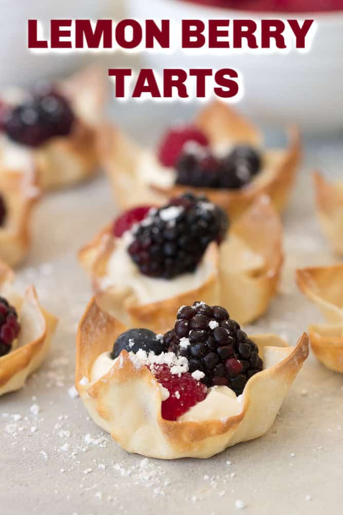 Easy Lemon Berry Tarts