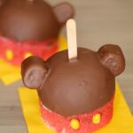 Mickey Mouse Caramel Apples