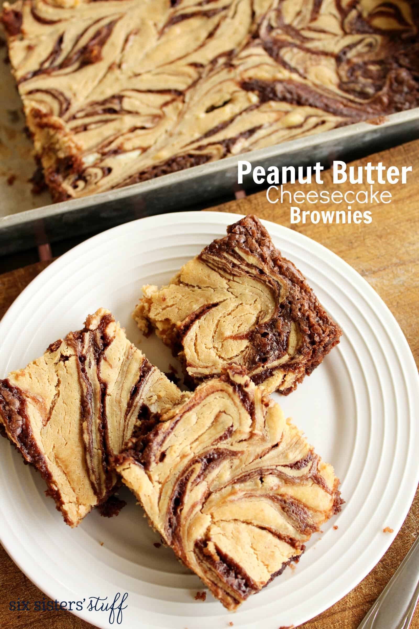 Peanut Butter Cheesecake Brownies Recipe