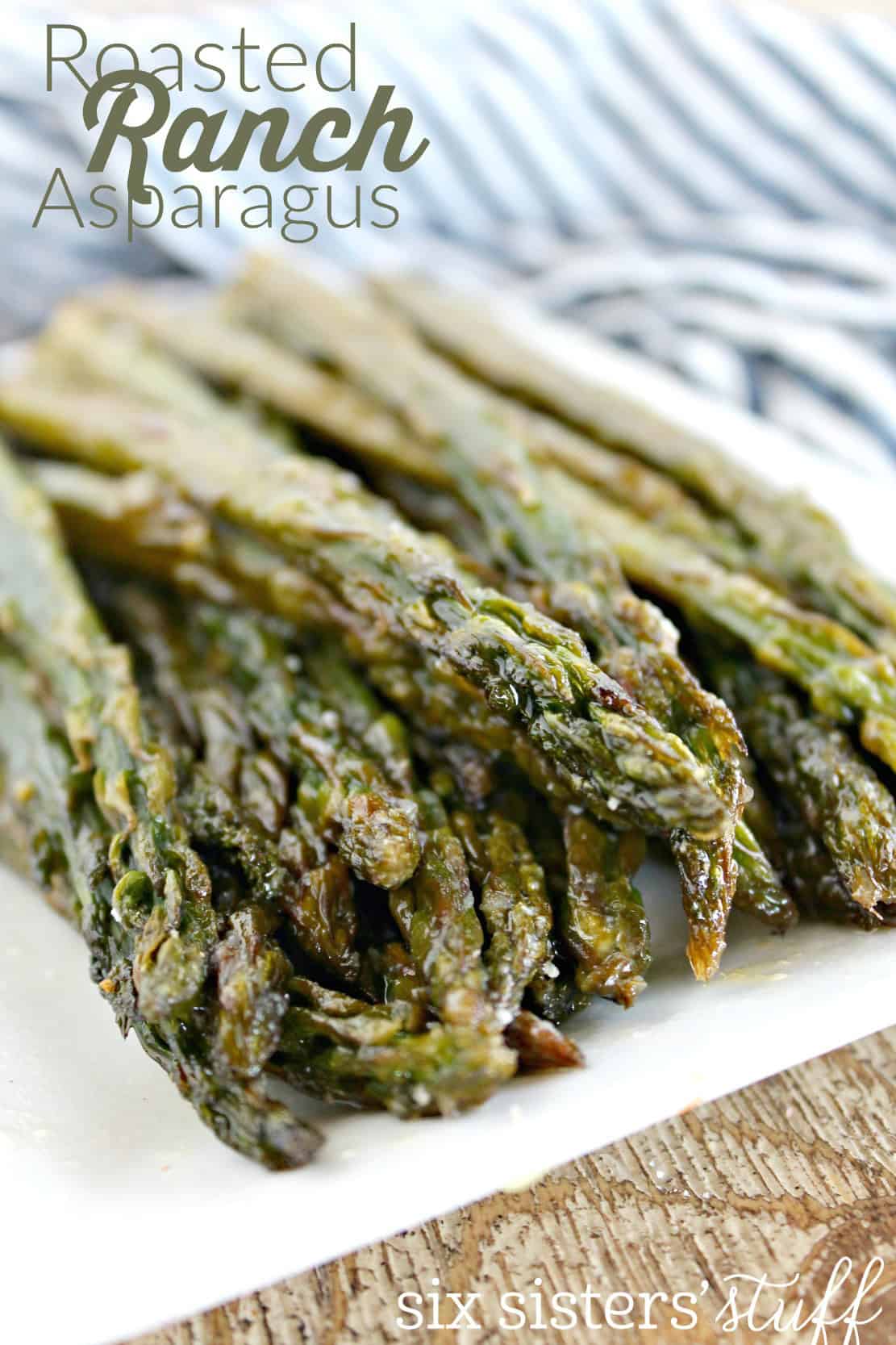 Easy Roasted Ranch Asparagus