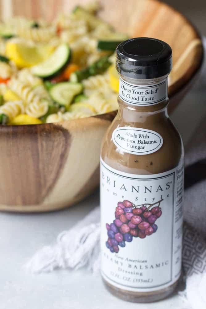 Bottle of Briannas creamy balsamic dressing