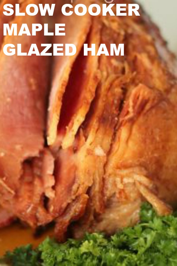 Slow Cooker Maple Glazed Ham