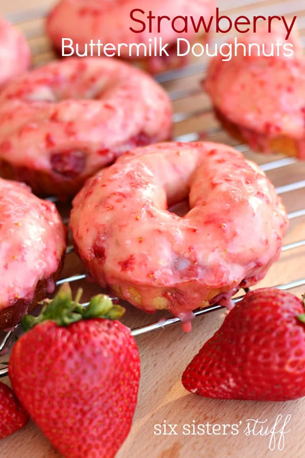 Strawberry Buttermilk Doughnuts Recipe
