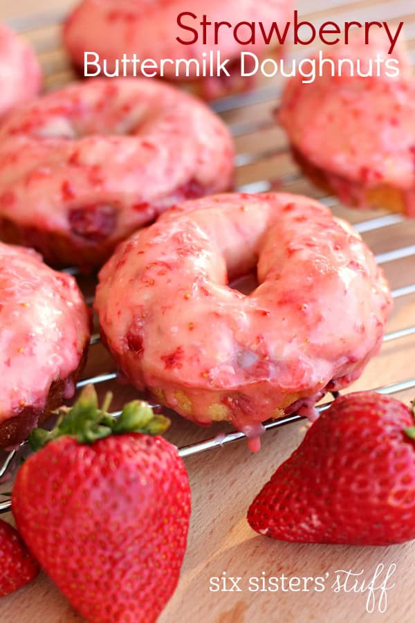 Strawberry Buttermilk Doughnuts Recipe