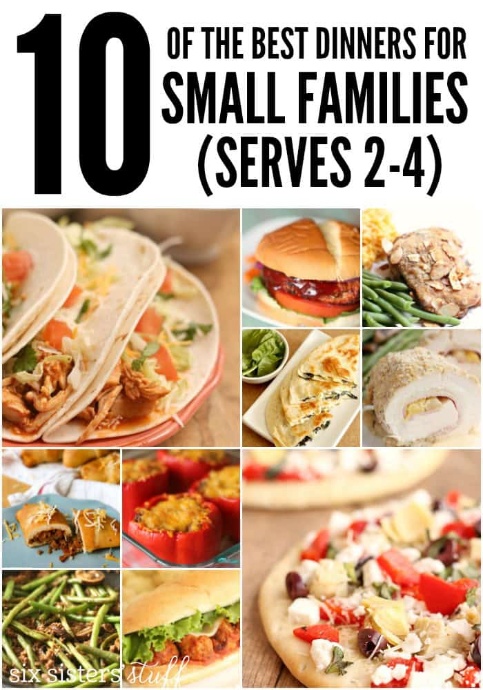 The Top 10 Dinners for Small Families