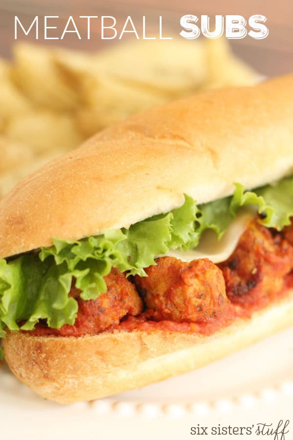 5 Ingredient Meatball Subs