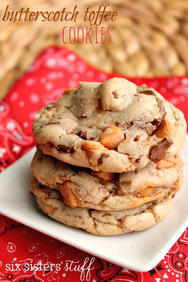 Butterscotch Toffee Cookies