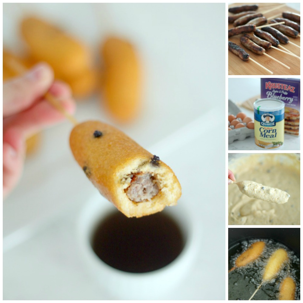 Delicious Breakfast Corn Dogs from SixSistersStuff.com