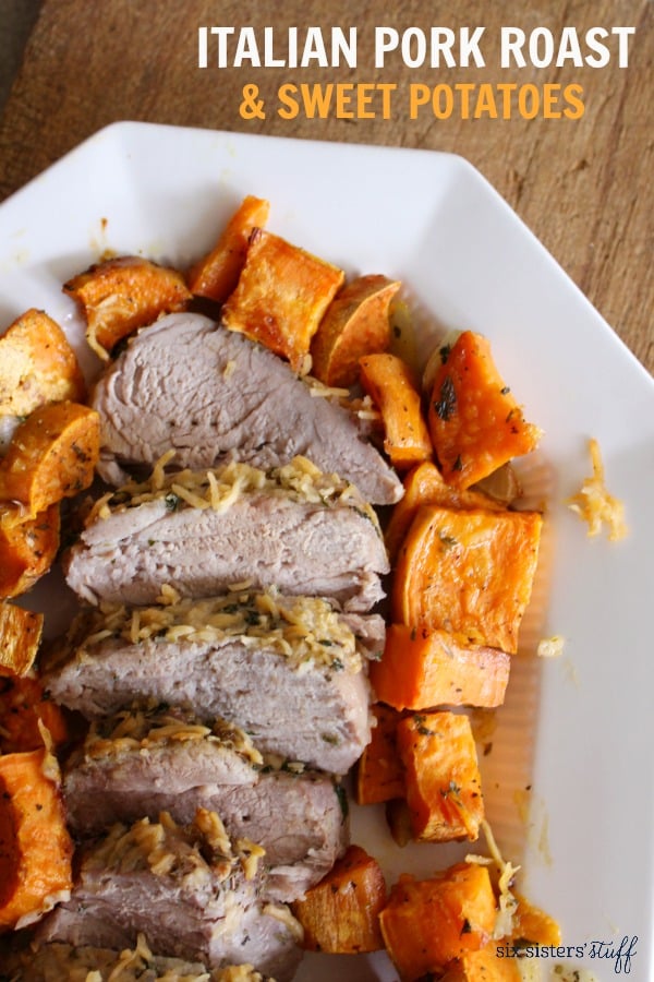 Italian Pork Roast with Sweet Potatoes Recipe