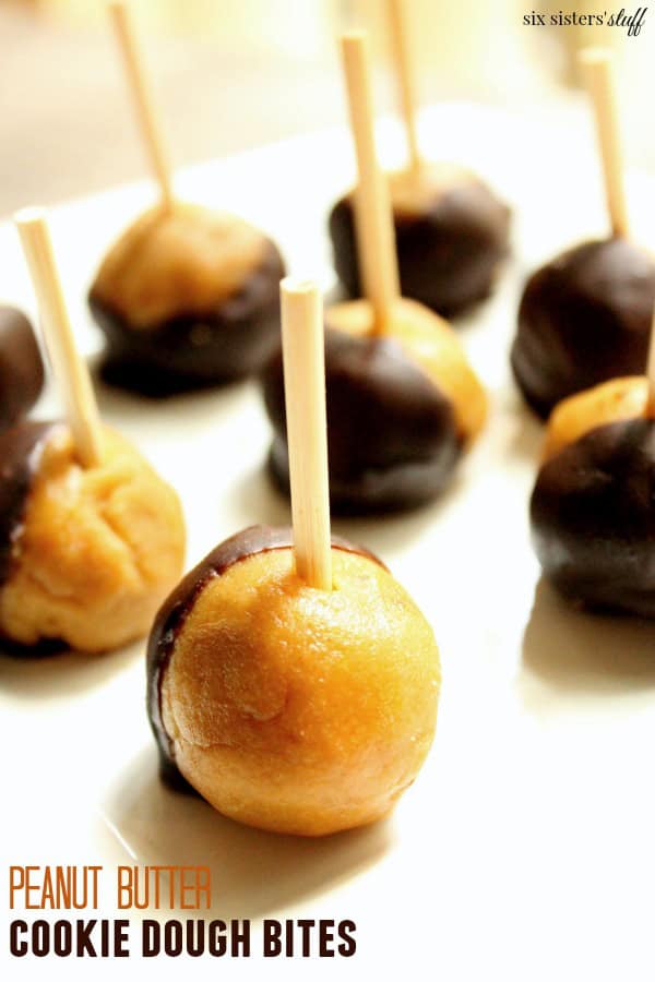 Edible Peanut Butter Cookie Dough Bites