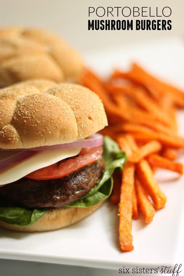 Portobello Mushroom Burgers Recipe