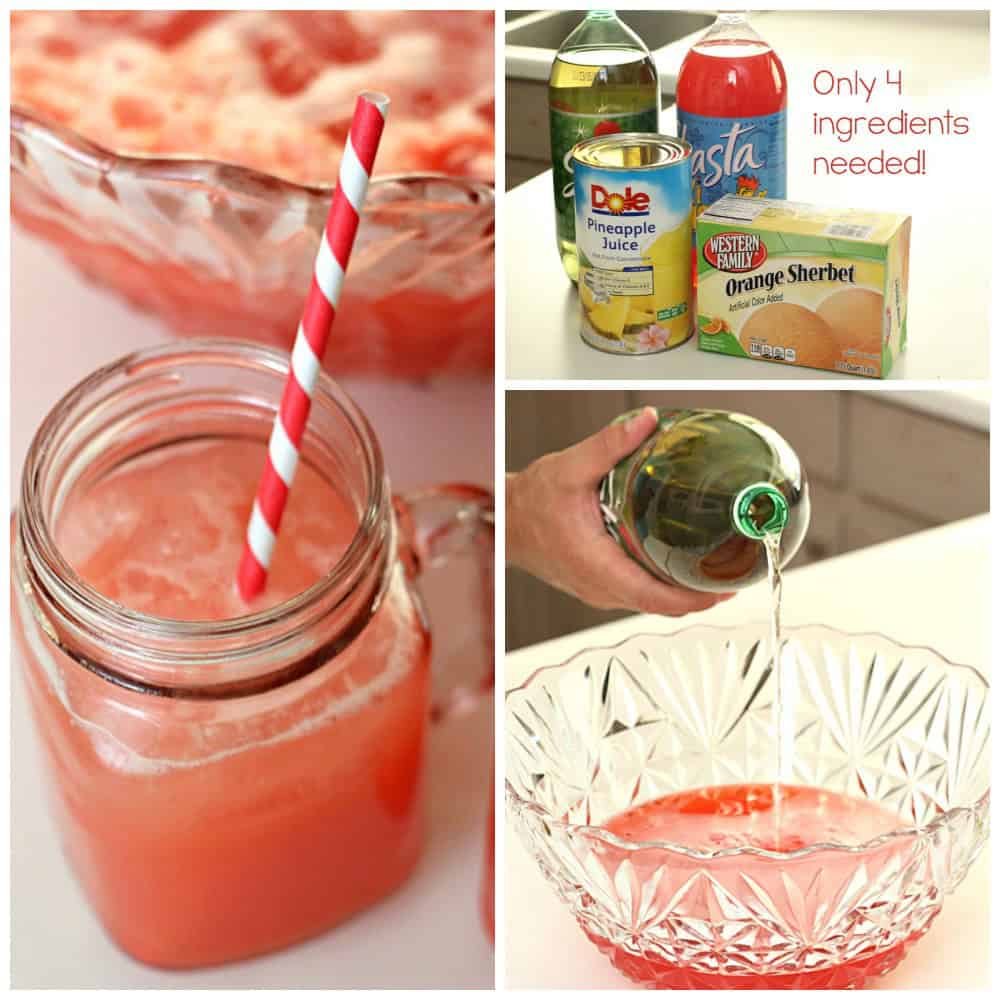 The Easiest Fruit Party Punch from SixSistersStuff