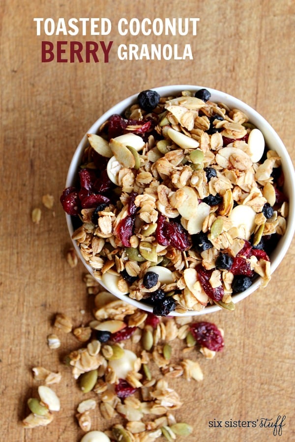 Toasted Coconut Berry Granola