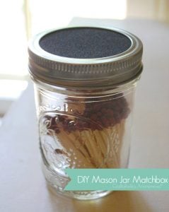 mason jar matchbox