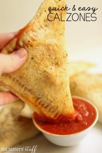 quick & easy calzones