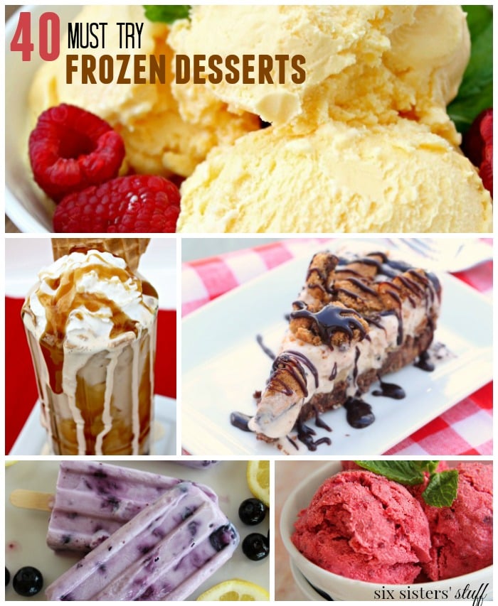 40 Must Try Frozen Desserts