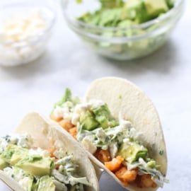 How to make Shrimp Tacos with Cilantro Lime Coleslaw