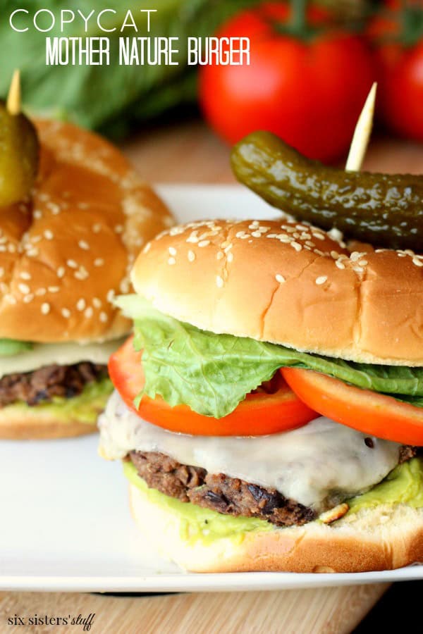 Copycat Mother Nature Burger from Universal Studios