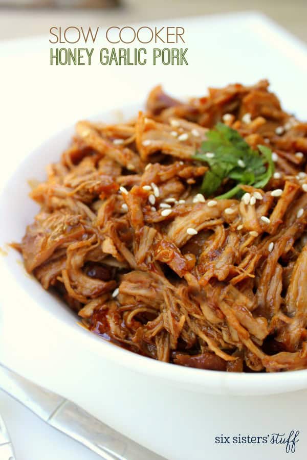 Slow Cooker Honey Garlic Pork