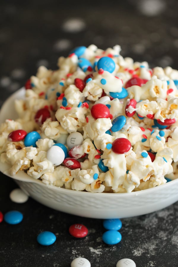 4th of July Patriotic Popcorn Recipe